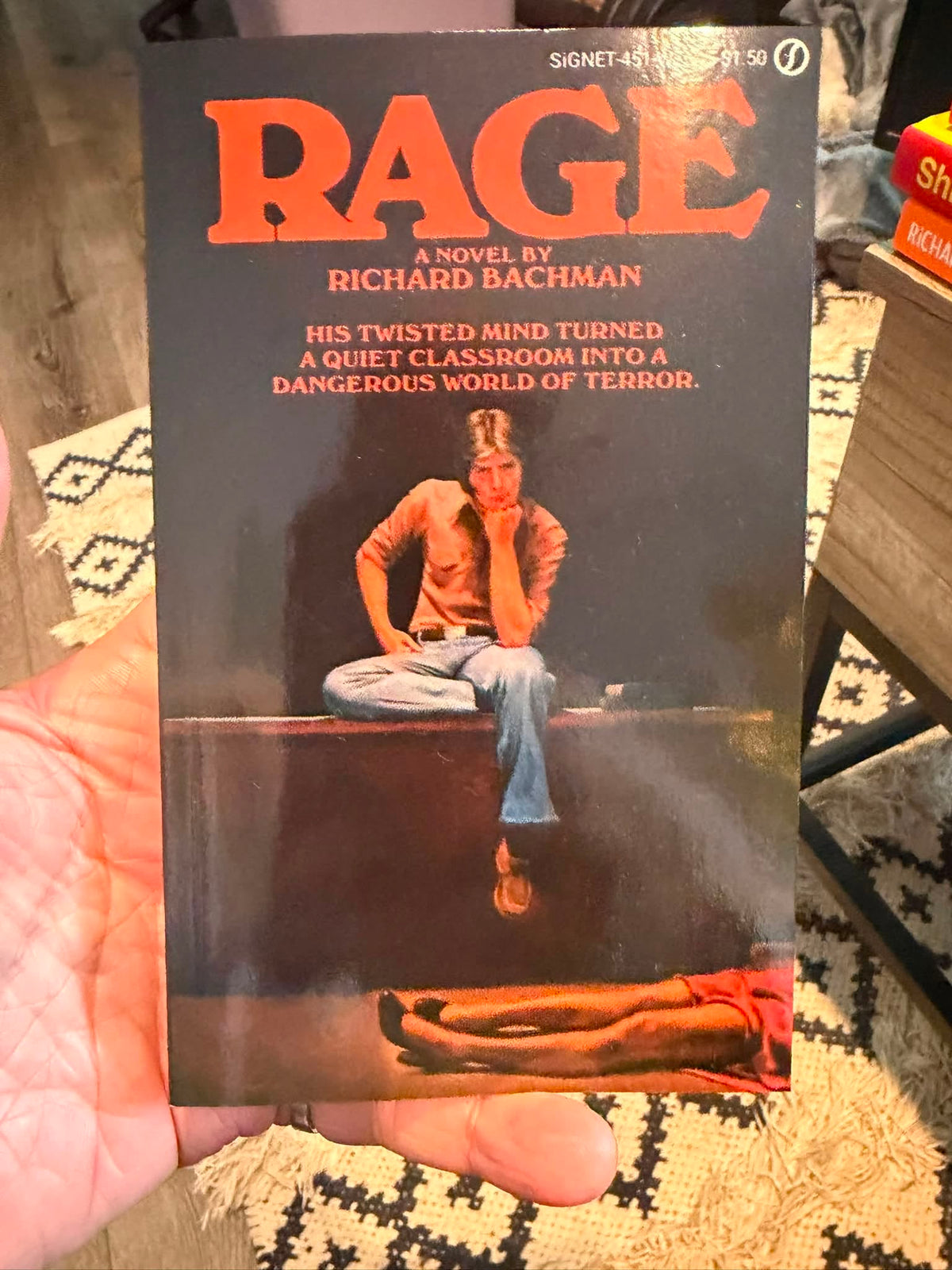 Rage Book By Richard Bachman Stephen king Paperback